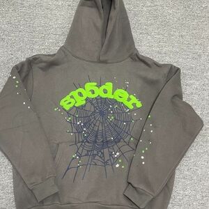 Kids Hoodie - Gray and Green